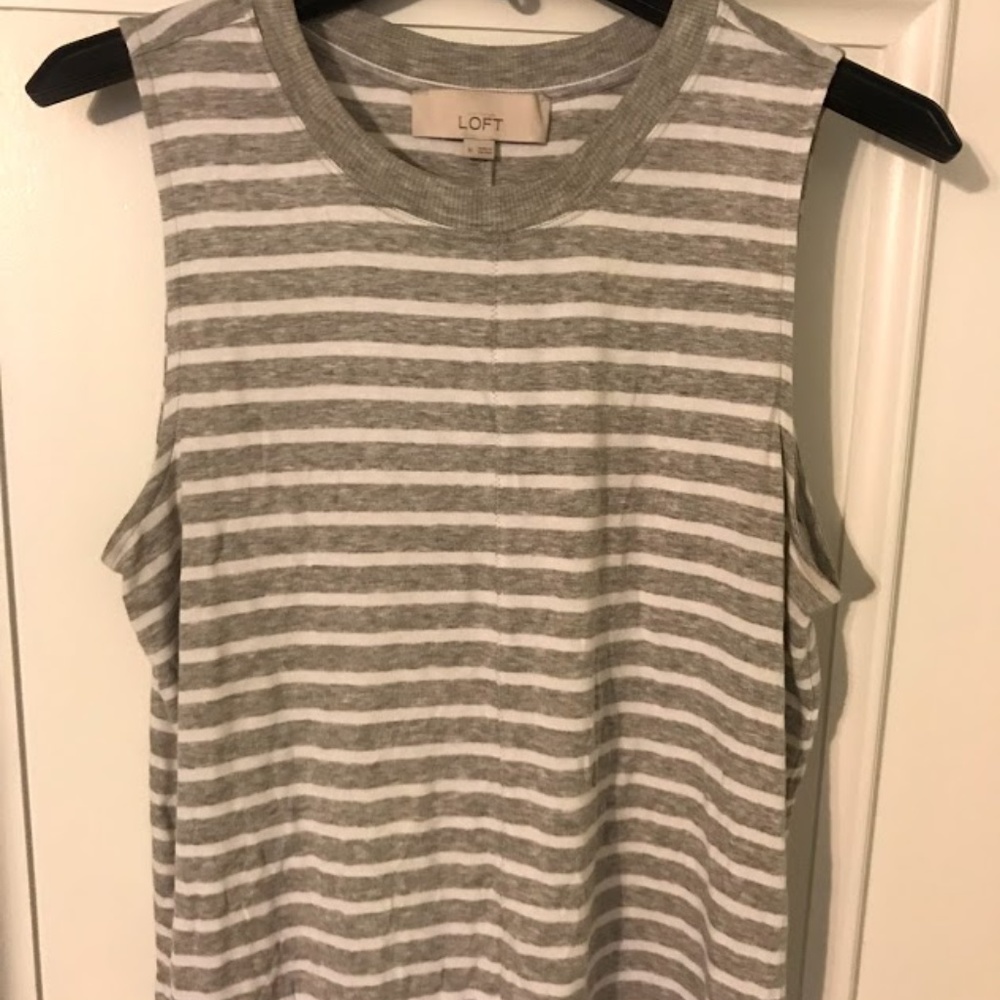LOFT Striped Tank